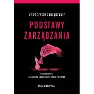 Zarządzanie - Nowoczesne zarządzanie. Podstawy zarządzania - miniaturka - grafika 1