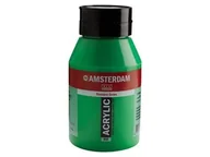 Przybory szkolne - Talens Amsterdam, farba akrylowa, 1000 ml, Zielony permanentny, jasny - miniaturka - grafika 1