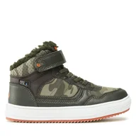 Buty dla chłopców - Sneakersy Leaf Sandvik LSAND101E Zielony - miniaturka - grafika 1