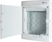 Rozdzielnie elektryczne - Obudowa podtynkowa MEDIA wyposażona w płytę i gniazdko ECM24PO MEDIA - miniaturka - grafika 1