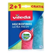 Ściereczki, gąbki, czyściki - Vileda FHP Ścierka Mikrofibra Ultra Fresh 2+1 162660 VILE-000938 - miniaturka - grafika 1