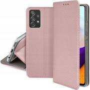 Etui i futerały do telefonów - Magnet Pokrowiec Smart do Samsung A52 różowo-złoty - miniaturka - grafika 1