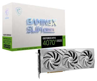 MSI GeForce RTX 4070 Ti SUPER GAMING X SLIM WHITE 16GB GDDR6X - Karty graficzne - miniaturka - grafika 2
