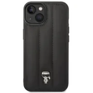 Etui i futerały do telefonów - Etui Karl Lagerfeld Quilted Puffy Ikonik Logo na Apple iPhone 14 (KLHCP14SPSQPK) Czarny - miniaturka - grafika 1