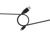 Kable USB - Kabel USB-C ISY IUC-1015 0.75m Czarny - miniaturka - grafika 1