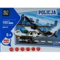 Klocki Blocki Policja Helikopter - Pozostałe książki - miniaturka - grafika 1