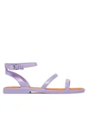Sandały damskie - Melissa Sandały Melissa Heat Sandal Ad 36044 Fioletowy - miniaturka - grafika 1