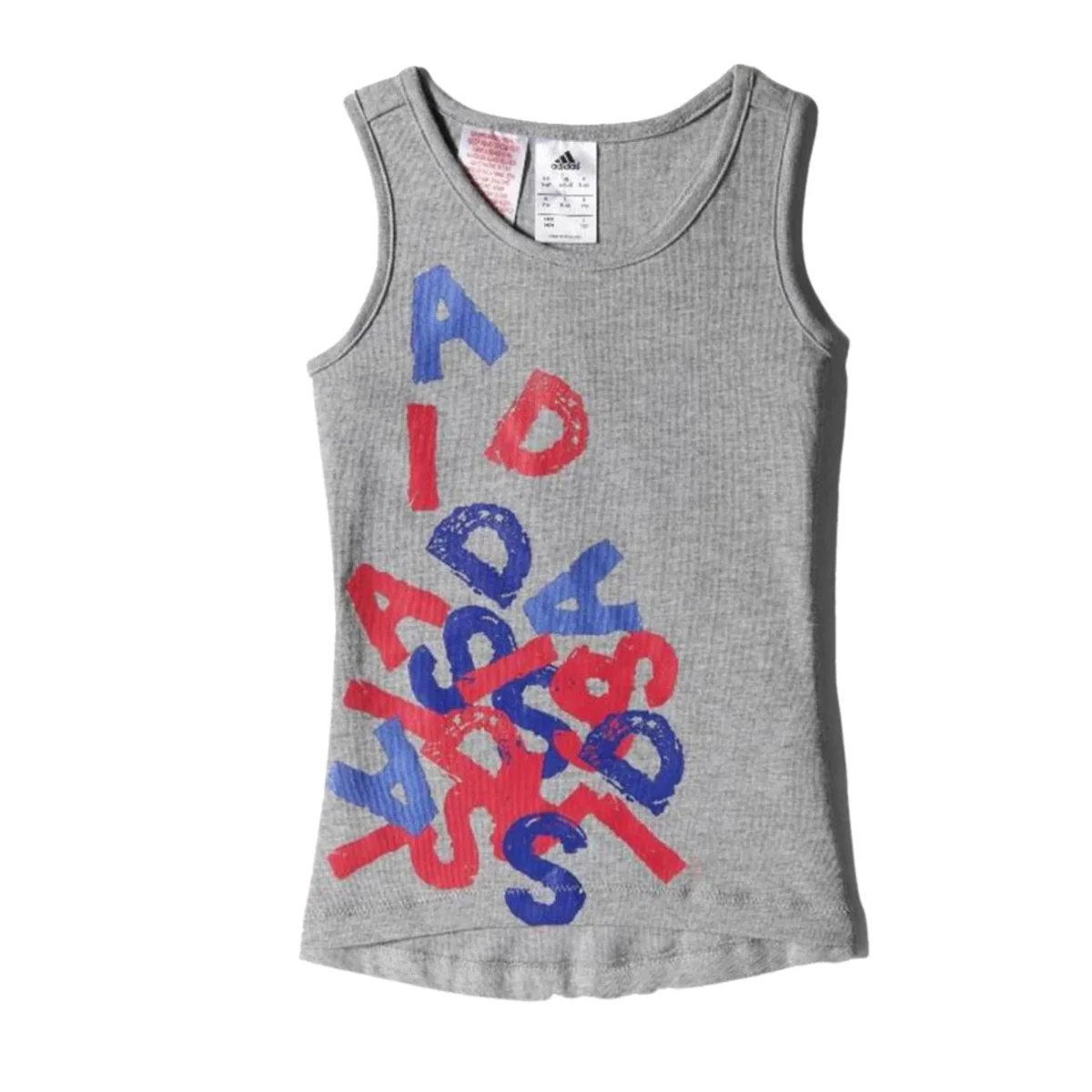 Dziecięca Koszulka Tank Top Szara Adidas Lg Ri Tank 128