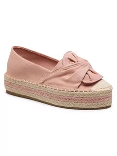 Espadryle damskie - Deezee Espadryle WSS20378-04 Różowy - grafika 1