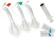 Sprzęt ratunkowy - Med-war Zestaw masek krtaniowych PVC (roz. 3, 4, 5) + strzykawka + 3x lubrykant - miniaturka - grafika 1