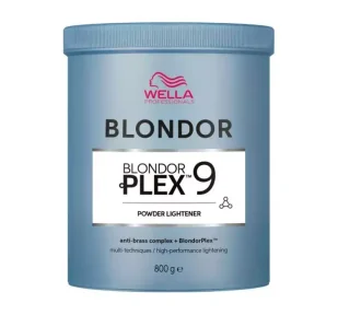 WELLA PROFESSIONALS BLONDOR PLEX 9 BEZPYŁOWY ROZJAŚNIACZ DO WŁOSÓW W PROSZKU 800G - Farby do włosów i szampony koloryzujące - miniaturka - grafika 1
