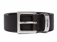 Paski - Replay Pasek męski, 128 Czarny Brązowy, 85 - miniaturka - grafika 1