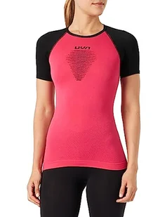 UYN Running Czas Run OW Short_SL Koszulka Damska, Fuksja/Czarny, S - Koszulki i topy damskie - miniaturka - grafika 1