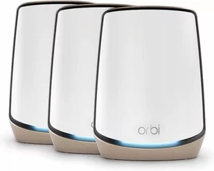 NETGEAR Orbi WiFi 6 Mesh system Wi-Fi (RBK863S) router z 2 repeaterami 540m - Routery - miniaturka - grafika 1