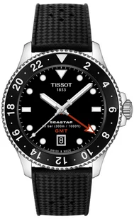 Zegarek Zegarek Tissot T120.852.17.051.00 Seastar 1000 Quartz GMT - Zegarki męskie - miniaturka - grafika 1