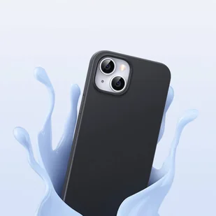 Ugreen LP626 Silky Silicone Protective Case gumowe elastyczne silikonowe etui na telefon do iPhone 14 Plus czarny (90920) - Etui i futerały do telefonów - miniaturka - grafika 3