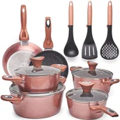 Zestawy garnków i patelni - ZESTAW GARNKÓW I PATELNI INDUKCJA/GAZ 15 EL KOMPLET Z PATELNIAMI - miniaturka - grafika 1