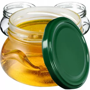Słoiki Raja 300ml 20szt. 82mm + wieczka zielone - Pojemniki kuchenne - miniaturka - grafika 1
