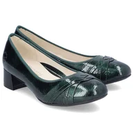 Czółenka - Czółenka damskie Rieker 45068-54 GREEN R.40 - miniaturka - grafika 1