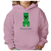 Bluzy dla dziewczynek - BLUZA DZIECIĘCA MINECRAFT 146-152 DLA DZIEWCZYNKI CHŁOPCA PREZENT - miniaturka - grafika 1