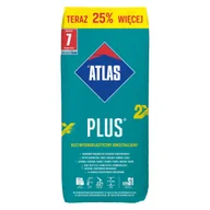 Kleje i inne preparaty budowlane - Zaprawa klejowa PLUS 25 kg ATLAS - miniaturka - grafika 1