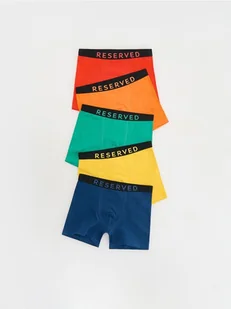 Reserved - Bawełniane bokserki 5 pack - granatowy - Skarpetki dla dzieci - miniaturka - grafika 1