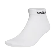 Skarpetki męskie - Skarpety do kostki ADIDAS NC ANKLE 3PP GE1380 – Biały - miniaturka - grafika 1