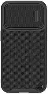 Nillkin Textured S Magnetic Case etui iPhone 14 Pro Max pokrowiec MagSafe z osłoną na aparat czarny - Etui i futerały do telefonów - miniaturka - grafika 1