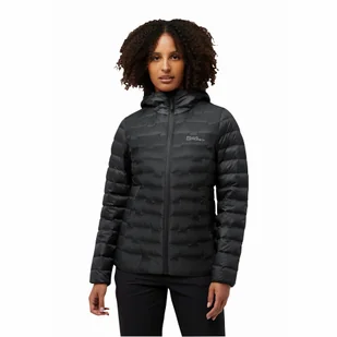 Damska kurtka puchowa Jack Wolfskin PASSAMANI DOWN HOODY W RDS Phantom - 2XL - Kurtki damskie - miniaturka - grafika 1