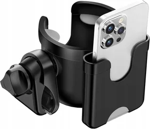 Uniwersalny Uchwyt Na Napoje i Telefon Do Wóżków Rowerów Hulajnóg - Akcesoria do wózków - miniaturka - grafika 1