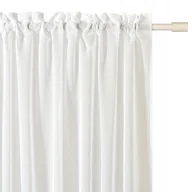 Firany - Firana do salonu 250x230 biała na taśmie żabki N - miniaturka - grafika 1