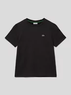 Koszulki dla chłopców - T-shirt z wyhaftowanym logo - miniaturka - grafika 1