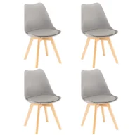 Krzesła - Silla étkezőszék 4 db szürke színben - miniaturka - grafika 1