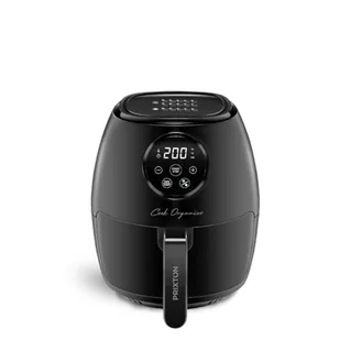 PRIXTON Cook Organics Frytkownica bezolejowa na gorące powietrze/frytkownica powietrzna pojemność 3,5 litra wyświetlacz LED moc 1300 W 10 domyślnych programów regulowany czas i temperatura - Frytkownice - miniaturka - grafika 1