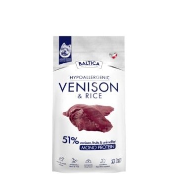BALTICA Nutraceutic Hypoallergenic Małe rasy Dziczyzna z ryżem - sucha karma dla psa - 3kg
