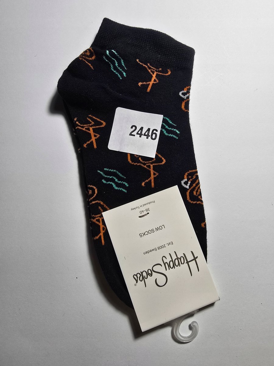 Kolorowe skarpety Happy Socks stopki unisex rozmiar 36-40 (2446)