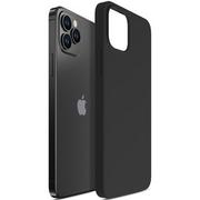 Etui i futerały do telefonów - Etui 3MK Silicone Case do Apple iPhone 12 Pro Max Czarny - miniaturka - grafika 1