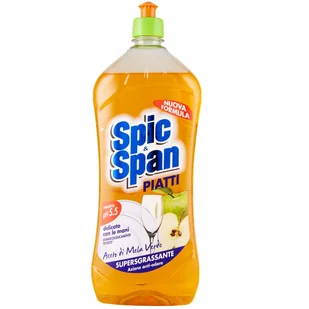 Spic&Span Płyn do mycia naczyń Ocet Jabłkowy 1000ml - Płyny do naczyń - miniaturka - grafika 1