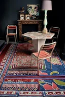 Dywany - Toulemonde Bochart Dywan Baya Multi Rouge - miniaturka - grafika 1