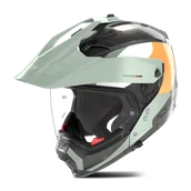 Kaski motocyklowe - Kask Adventure Nolan N70-2 X Selvado Czarno/Szary-Zielony/Biały/Pomarańczowy MatowyL - miniaturka - grafika 1