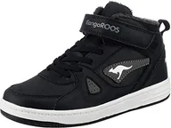 Moda i Uroda OUTLET - KangaROOS Unisex Kalley Ii Ev Sneaker dziecięce buty sportowe, Jet Black Steel Grey, 30 EU - miniaturka - grafika 1