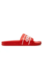 Klapki i japonki damskie - adidas Klapki Adilette ID5796 Czerwony - miniaturka - grafika 1