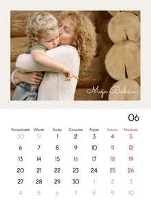 Fotokalendarz, personalizowany kalendarz ścienny standard, 30x40-A3 cm, 12 stron, Nasi Dziadkowie - Kalendarze - miniaturka - grafika 1