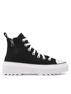 Trampki damskie - Converse Trampki Chuck Taylor All Star Lugged Lift Hi A03011C Czarny - miniaturka - grafika 1
