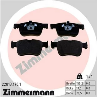 Klocki hamulcowe - komplet ZIMMERMANN 22813.170.1 - Klocki hamulcowe - miniaturka - grafika 1