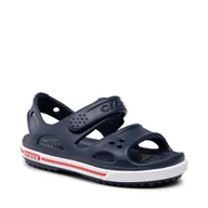 Sandały damskie - Crocs Sandały Crocband II Sandal 14854 Navy/White - miniaturka - grafika 1