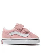 Buty dla dziewczynek - Vans Tenisówki Old Skool V VN000D3Y9AL1 Różowy - miniaturka - grafika 1