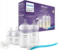 Butelki dla niemowląt - 4 X Butelka Zestaw Butelek Dla Noworodków 260Ml + Responsywny Smoczek - miniaturka - grafika 1