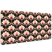 Podkładki na biurko - Mata ochronna z nadrukiem Kwiatowy wzór 100x50 cm, Dywanomat - miniaturka - grafika 1
