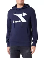 Bluzy męskie - Diadora Hoodie Core Bluza Męska, Classic Navy, M - miniaturka - grafika 1